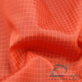 Resistente al agua y al aire libre ropa deportiva Chaqueta de tela Tejido doble rayas Plaid Jacquard 100% poliéster filamento tejido (L011)